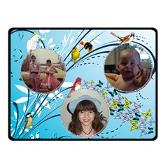 Birds and Butterflies Fleece Blanket (4 styles) - Fleece Blanket (Small) Birds and Butterflies Fleece Blanket (4 styles) - Fleece Blanket (Small)