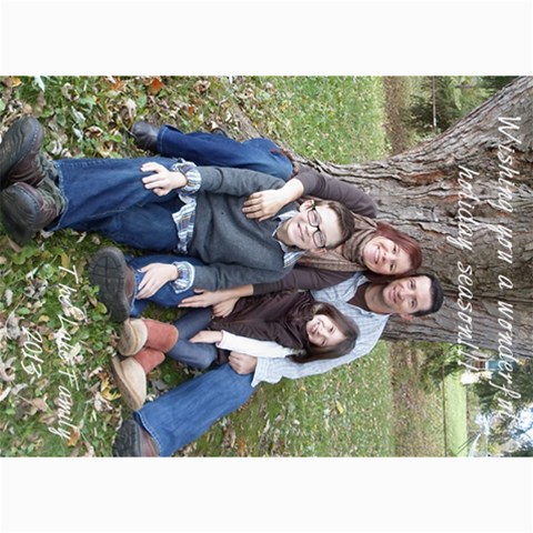 Holiday 2013 By Karen 7 x5  Photo Card - 10