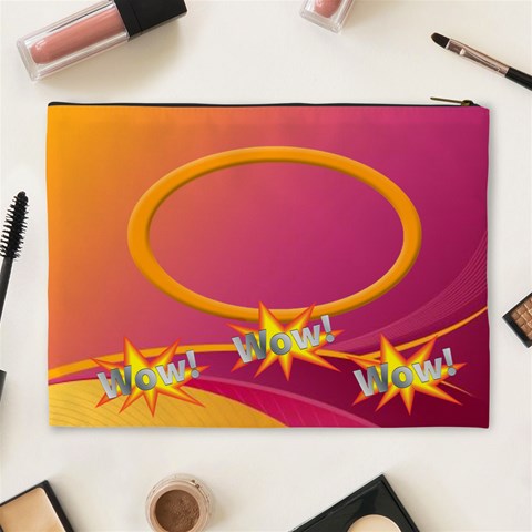 Wow Xl Cosmetic Bag By Joy Johns Back