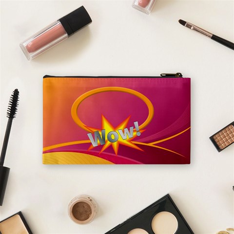 Wow Small Cosmetic Bag By Joy Johns Back