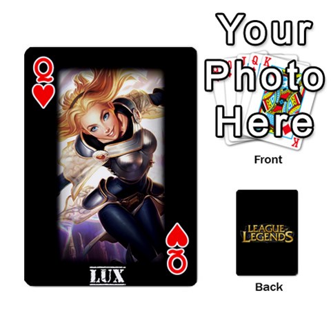 Queen League Cards By Seongjun Kim Front - HeartQ