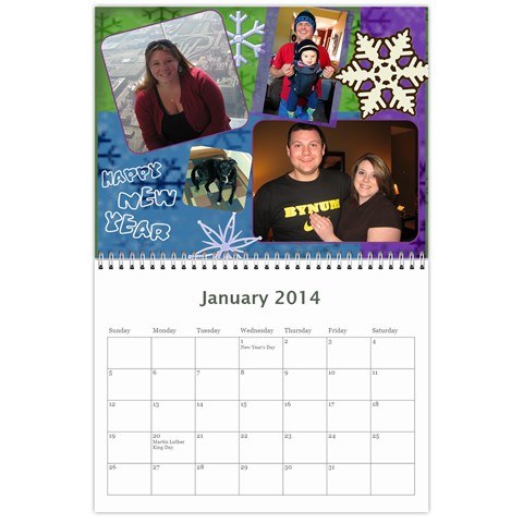 Timberlake Calendar 2014 By Shena Jan 2014