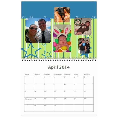 Timberlake Calendar 2014 By Shena Apr 2014