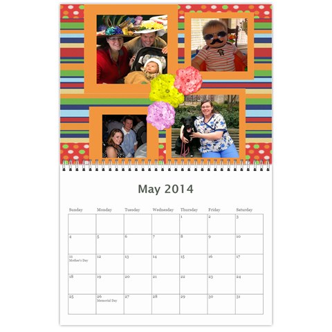 Timberlake Calendar 2014 By Shena May 2014