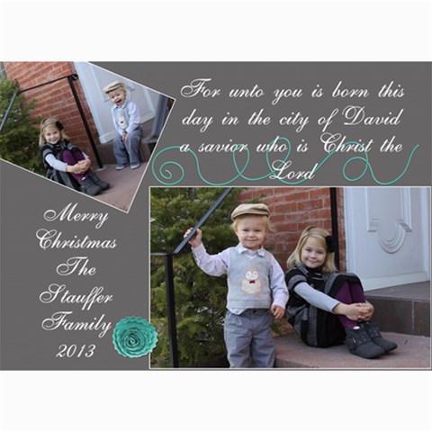 2013 Christmas Card 1 By Lisa 7 x5  Photo Card - 2