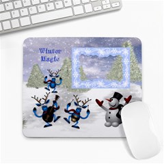 Winter Magic large mousepad