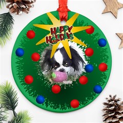 Wreath Round Ornament