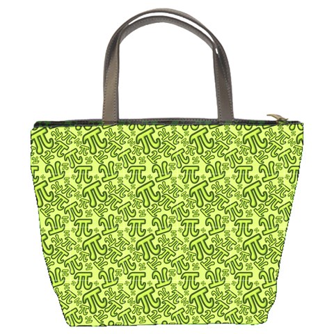 Bucket Bag Pi Number Green By Matematicaula Back