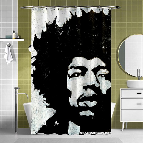 Hendrix No Font By Live Painter Curtain(48  X 72 ) - 42.18 x64.8  Curtain(48  X 72 )
