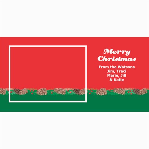 Winter Cardinals Card Two By One Of A Kind Design Studio 8 x4  Photo Card - 8