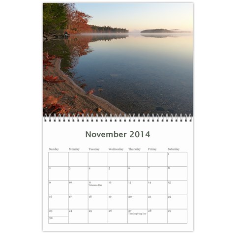 2014 Calendar By Shelagh Nov 2014