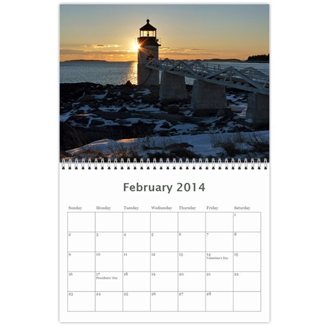 2014 Calendar By Shelagh Feb 2014