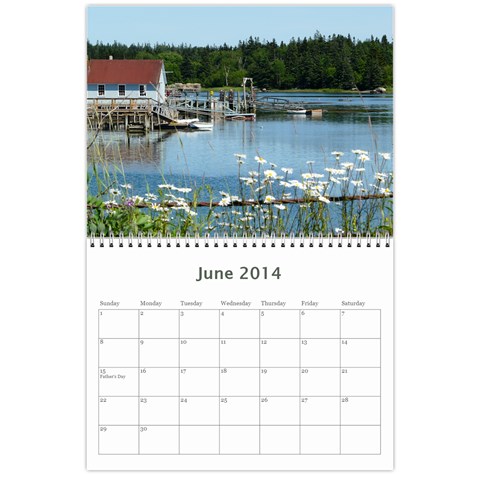 2014 Calendar By Shelagh Jun 2014