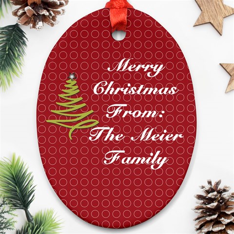 Oval Ornament 2 Back