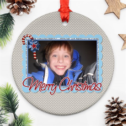 Round Ornament By Martha Meier Front