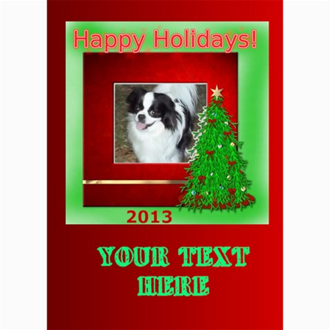 Holiday Card #11, 5x7 By Joy Johns 7 x5  Photo Card - 1