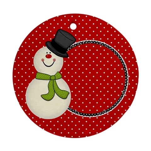 Joyful Joyful Round Ornament 2 By Lisa Minor Front