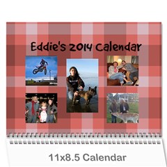 Eddie - Wall Calendar 11  x 8.5  (12-Months)