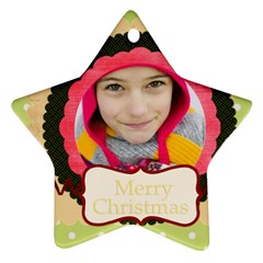 merry christmas - Ornament (Star)