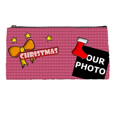 Christmas Pencil Case By Matematicaula Front