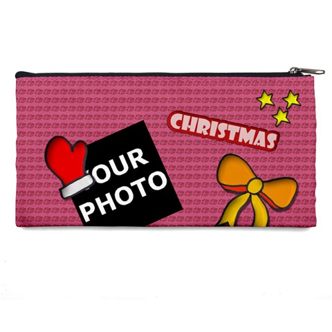 Christmas Pencil Case By Matematicaula Back