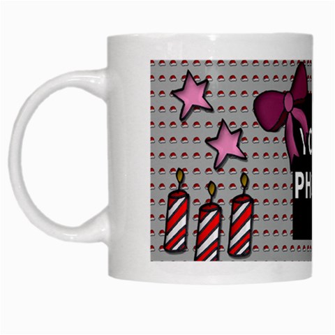 Christmas White Mug By Matematicaula Left