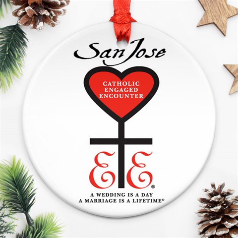 Ee Ornament By Crystal Back