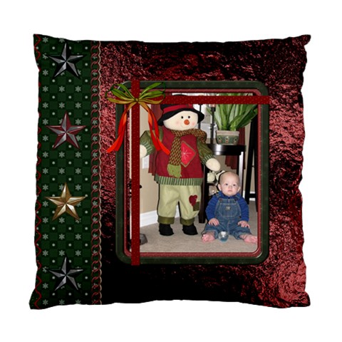 Christmas Star Cushion Case (2 Sides) By Lil Back