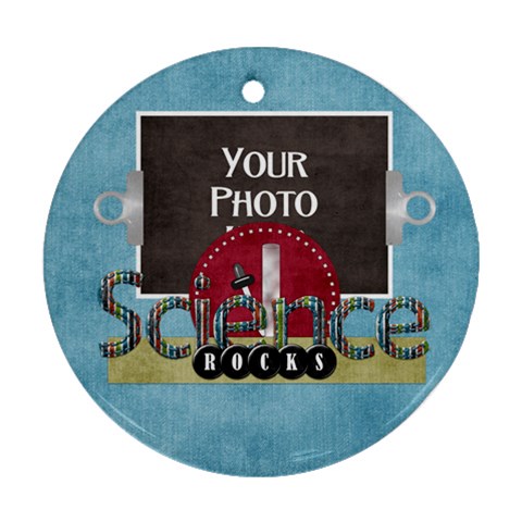 Learn Discover Explore Ornament By Lisa Minor Front