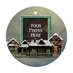 Holiday Village Ornament - Ornament (Round)