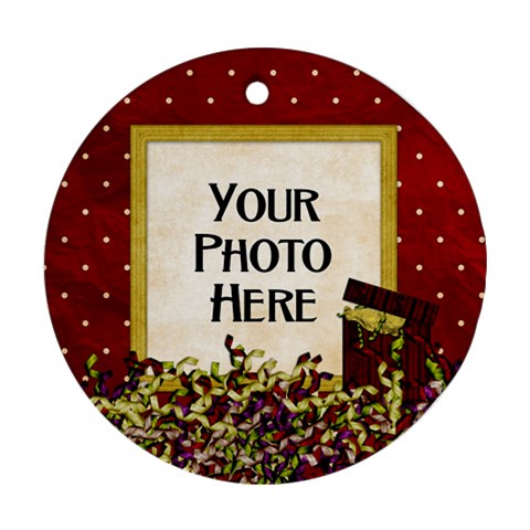 Crinkled Ribbon Ornament By Lisa Minor Front