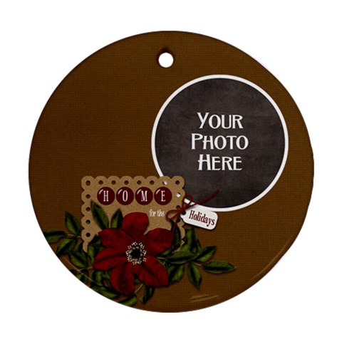 Home For The Holidays Ornament By Lisa Minor Front