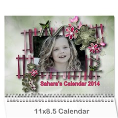 Saharas calender - Wall Calendar 11  x 8.5  (12-Months)