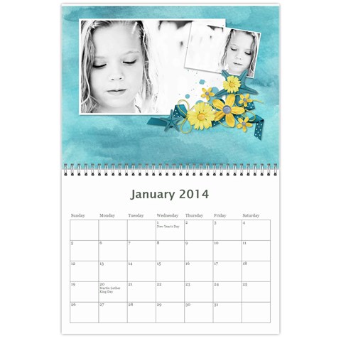 Saharas Calender By Kaye Jan 2014