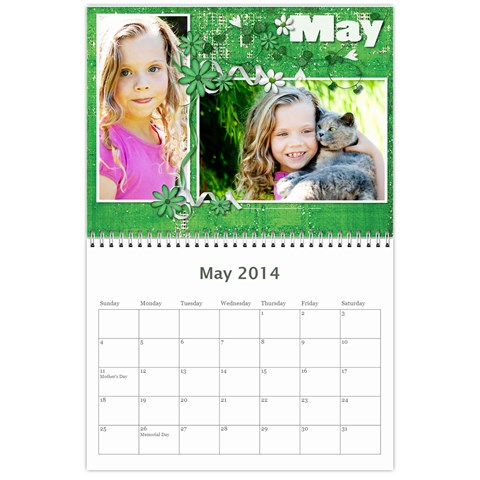 Saharas Calender By Kaye May 2014