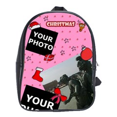 CHRISTMAS SCHOOL BAG - School Bag (Large)