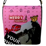 CHRISTMAS FLAP CLOSURE BAG - Flap Closure Messenger Bag (S)
