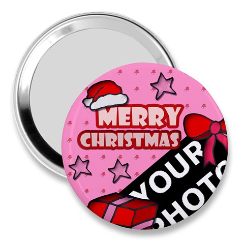 Christmas Handbag Mirror By Matematicaula Front