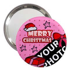 CHRISTMAS HANDBAG MIRROR - 3  Handbag Mirror