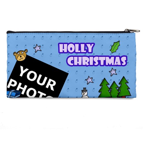 Christmas Pencil Case By Matematicaula Back