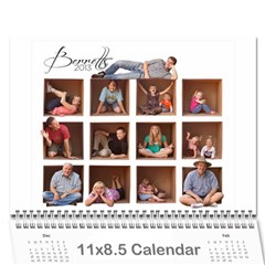 Berrett Calendar 2013 - Wall Calendar 11  x 8.5  (12-Months)