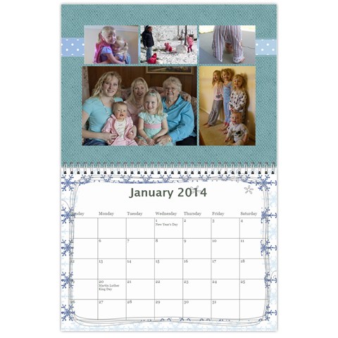 Berrett Calendar 2013 By Sheri Mueller Jan 2014