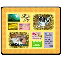 Joy blanket, medium (4 styles) - Fleece Blanket (Medium)