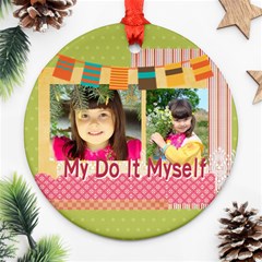 kids - Round Ornament (Two Sides)