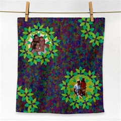 Butterfly garden face towel