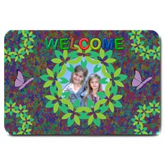 Butterfly Garden large doormat