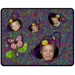 Butterfly Garden medium blanket - Fleece Blanket (Medium)