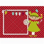 Elf Christmas card 7x5 - 5  x 7  Photo Cards
