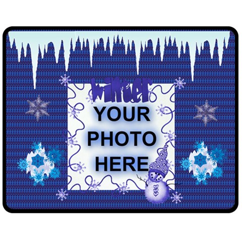 Winter Medium Blanket By Joy Johns 60 x50  Blanket Front