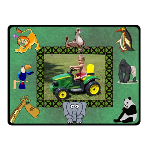 Kid s Zoo Small Blanket By Joy Johns 50 x40  Blanket Front